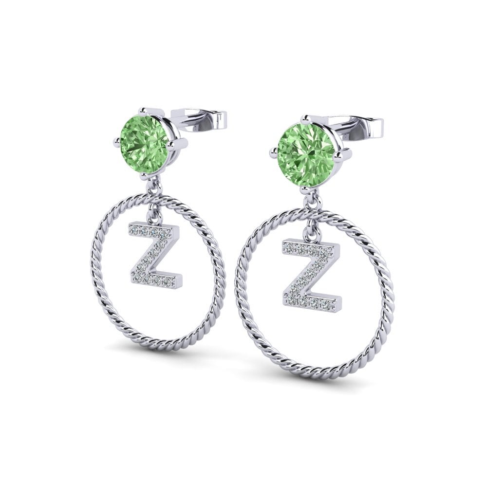 Green Diamond Women's Earring Noss Z