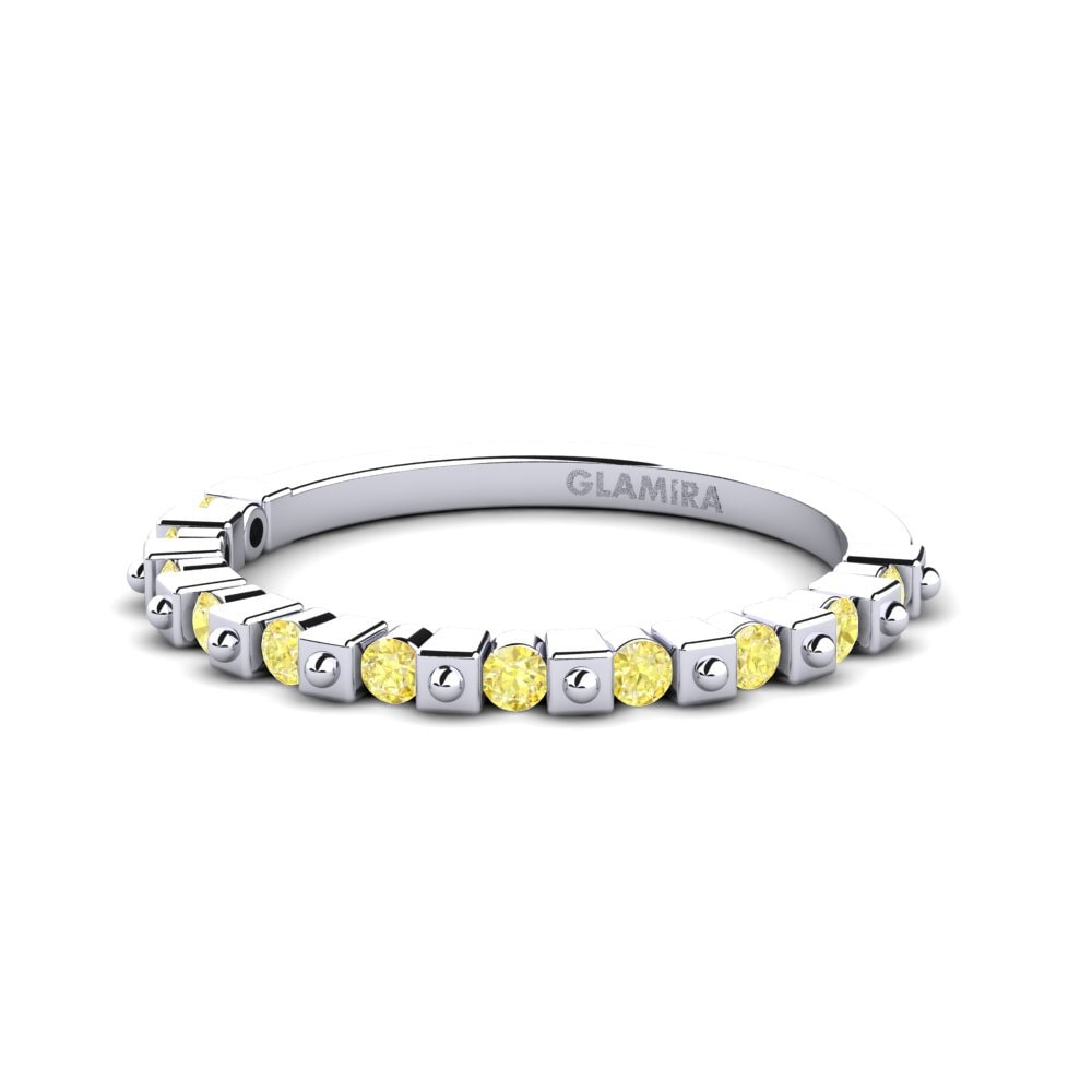 Zafiro amarillo Anillo Chaleur