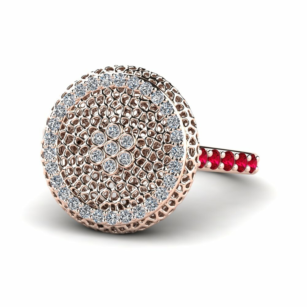 ruby-zirconia Cincin Charmeuruse