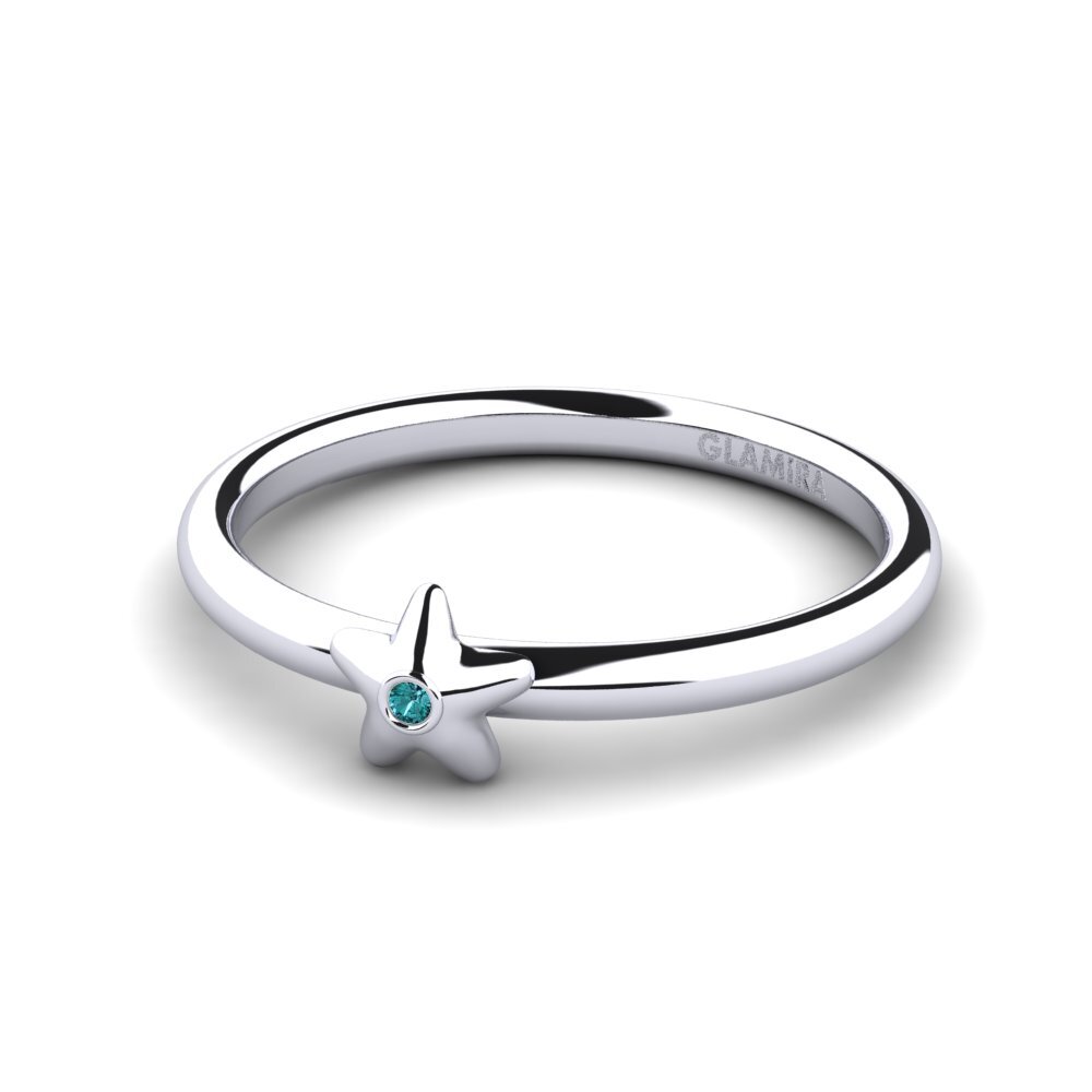 Diamante Azul Anel Corollaire