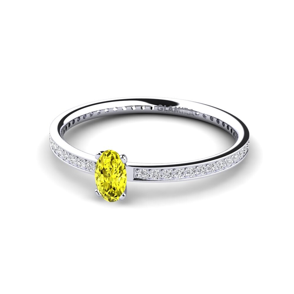 Diamante Giallo Anello da donna Guerino