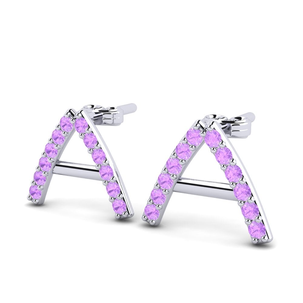 Amethyst Women's Earring Deviera A
