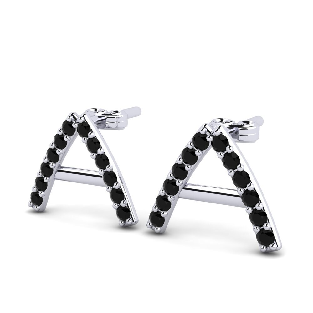Black Sapphire Women's Earring Deviera A