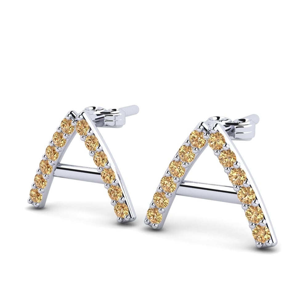Brown Diamond Women's Earring Deviera A
