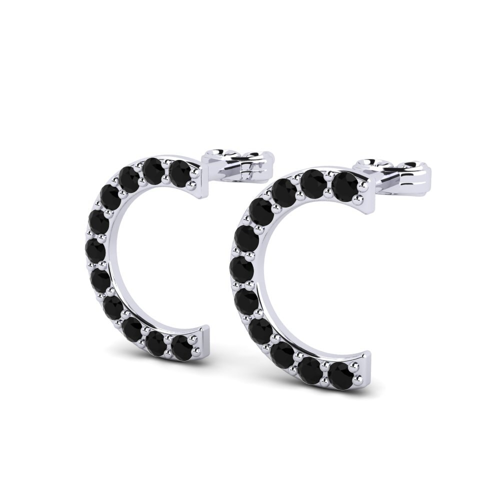 Black Sapphire Women's Earring Deviera C
