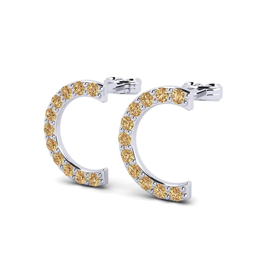Brown Diamond Women's Earring Deviera C