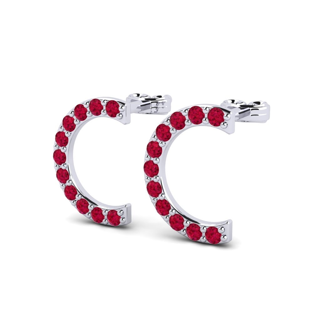 Ruby Women's Earring Deviera C