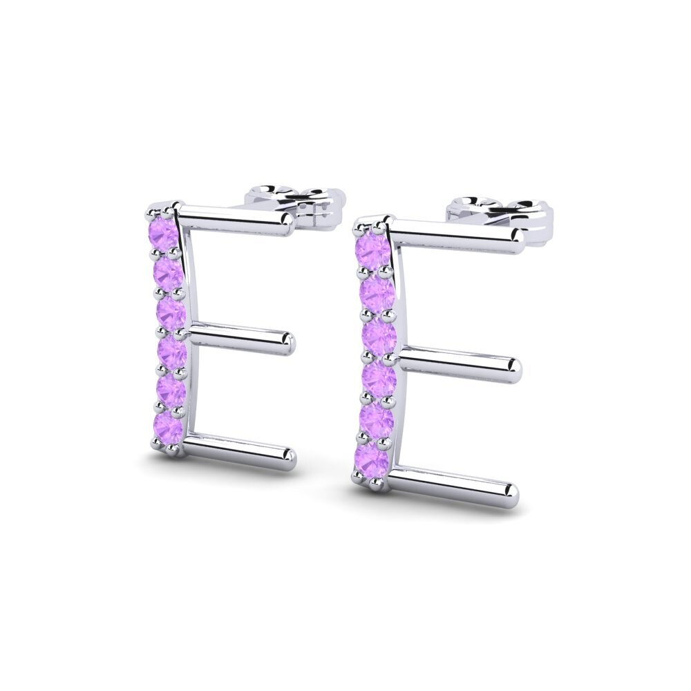 Amethyst Women's Earring Deviera E