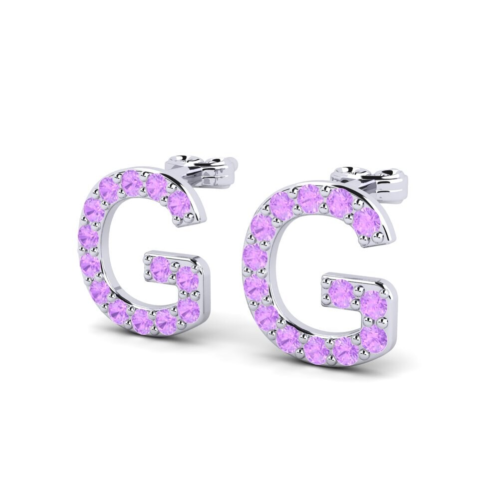 Amethyst Women's Earring Deviera G