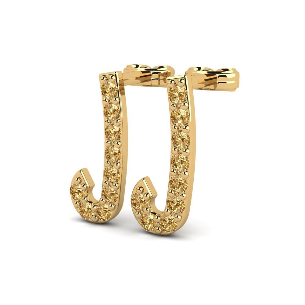 Brown Diamond Women's Earring Deviera J