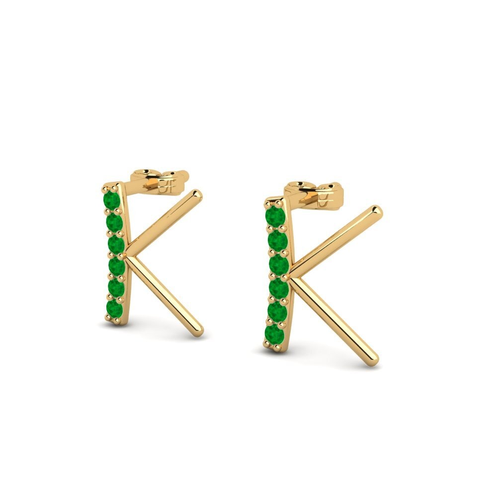 Emerald Women's Earring Deviera K