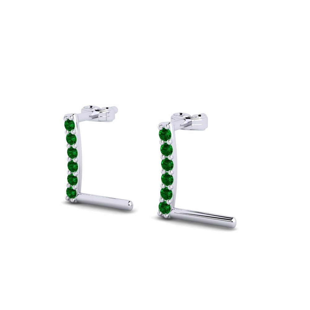 Green Zirconia Women's Earring Deviera L