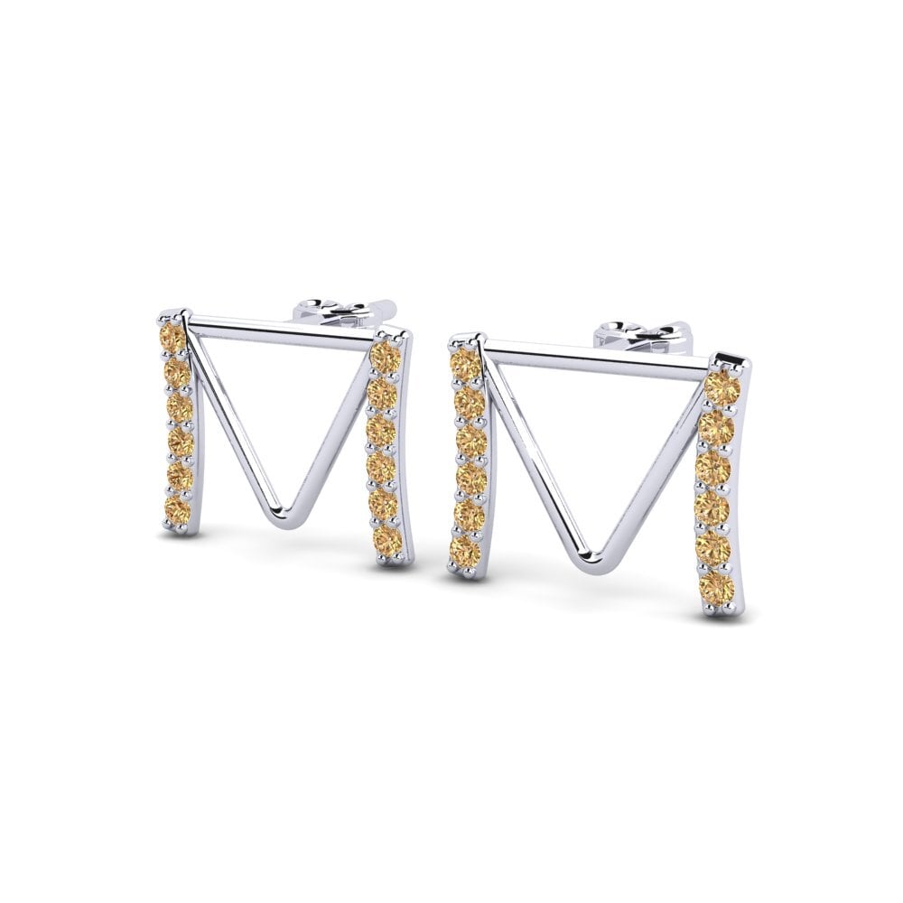 Brown Diamond Women's Earring Deviera M