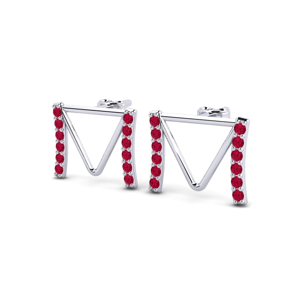 Ruby Women's Earring Deviera M