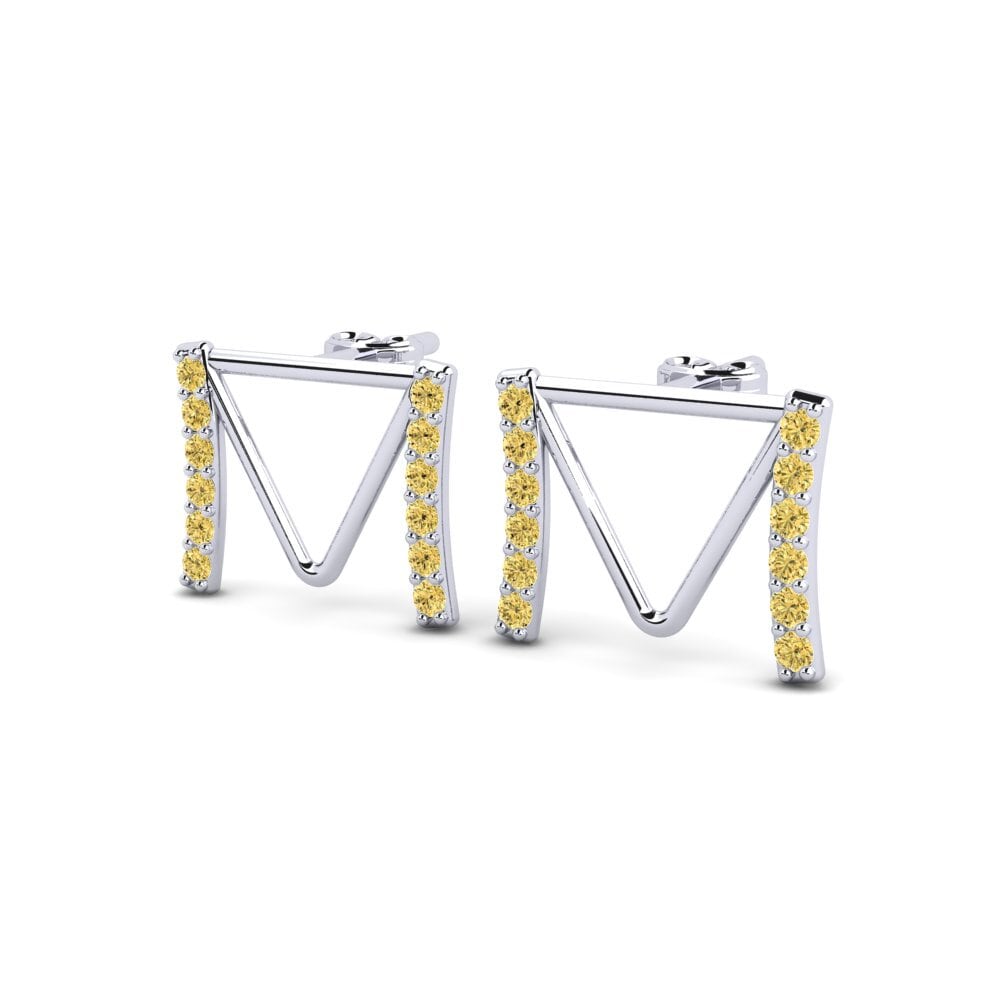 Yellow Diamond Women's Earring Deviera M