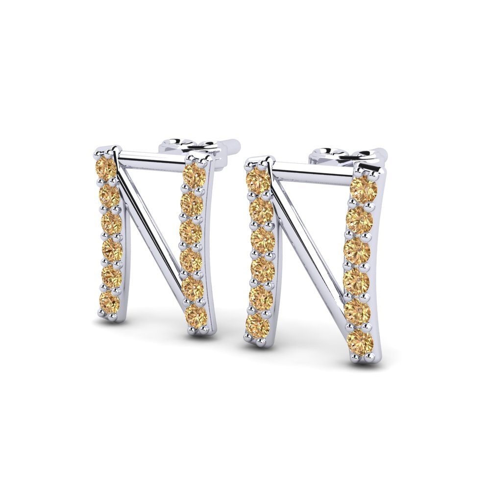 Brown Diamond Women's Earring Deviera N