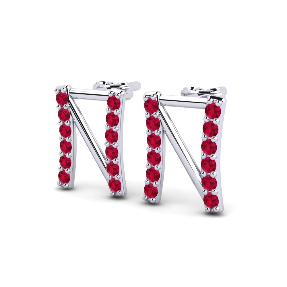 Ruby Women's Earring Deviera N