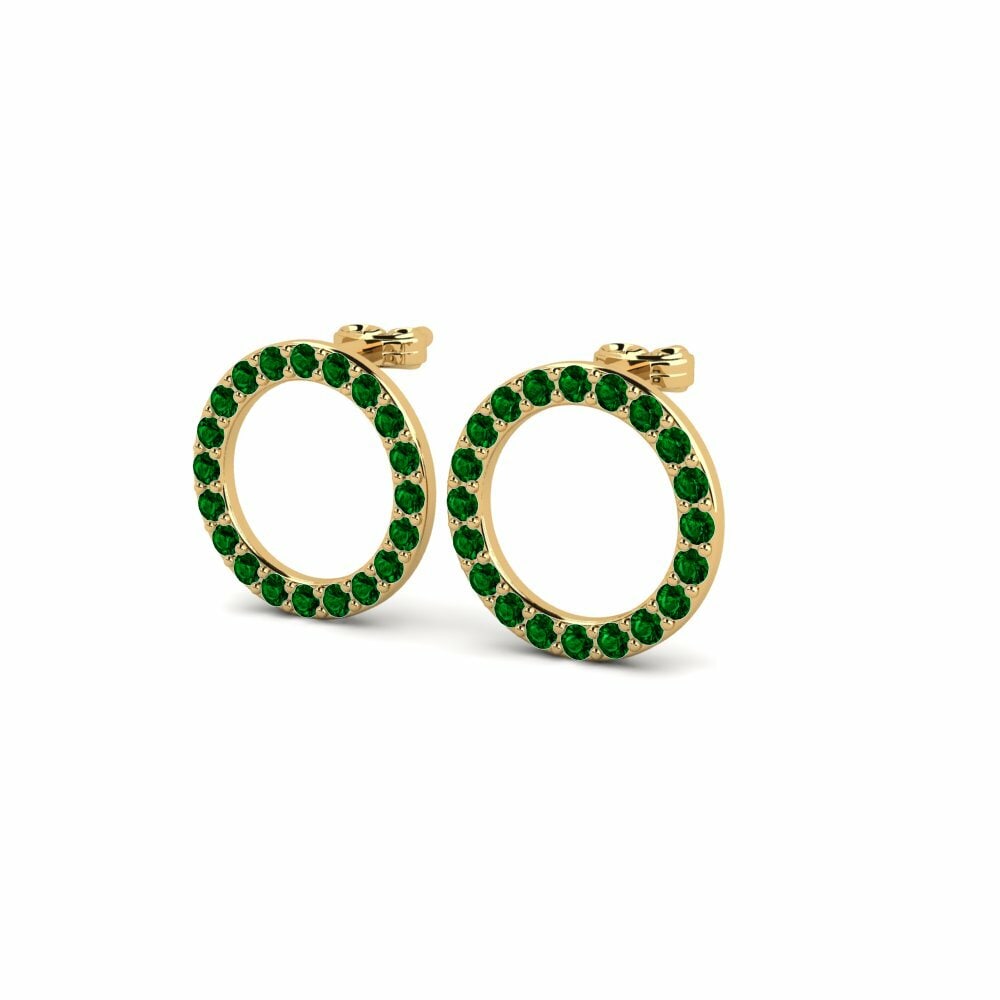 Circonita Verde Pendiente de mujer Deviera O