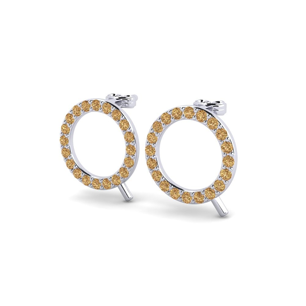 Brown Diamond Women's Earring Deviera Q