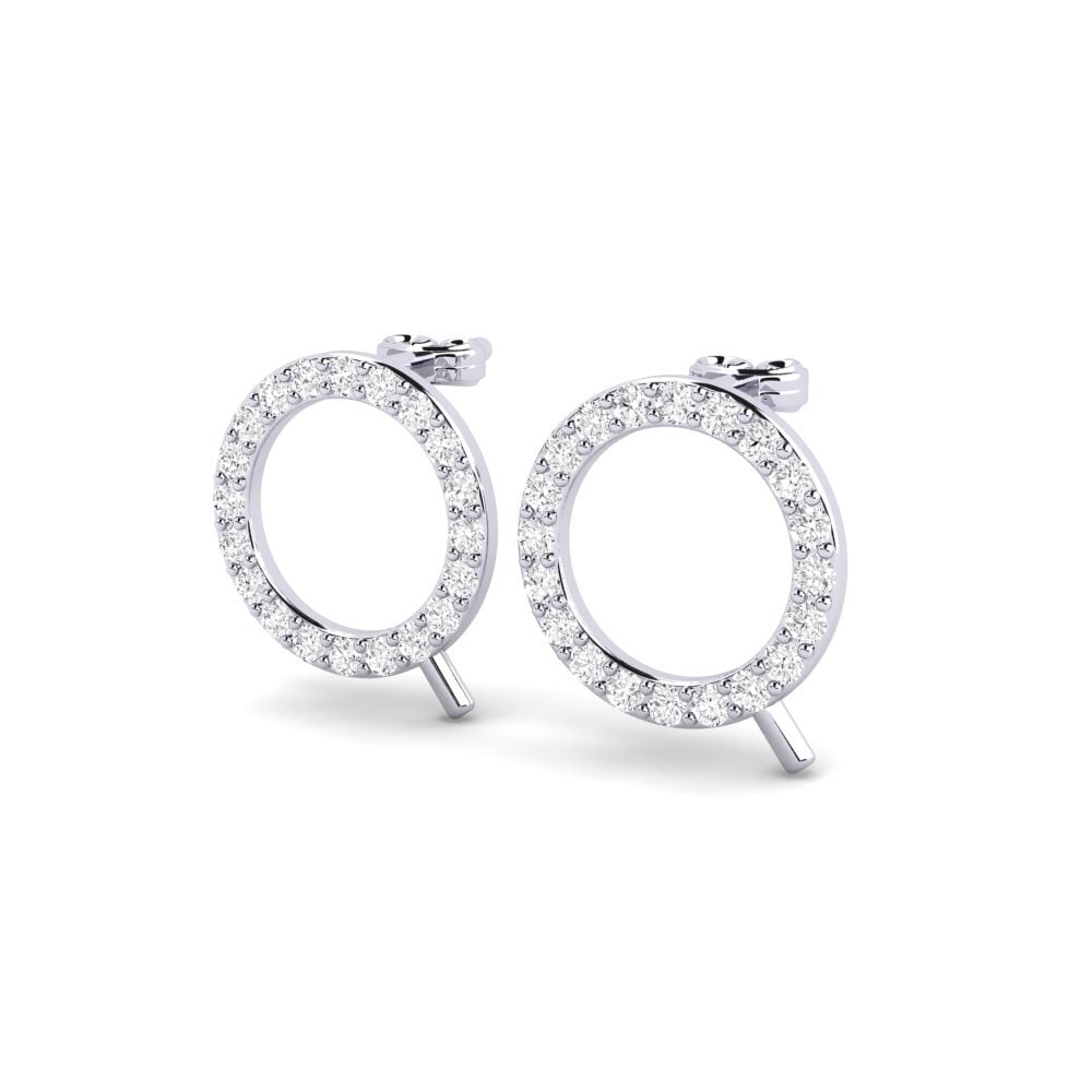 White sapphire Women's Earring Deviera Q