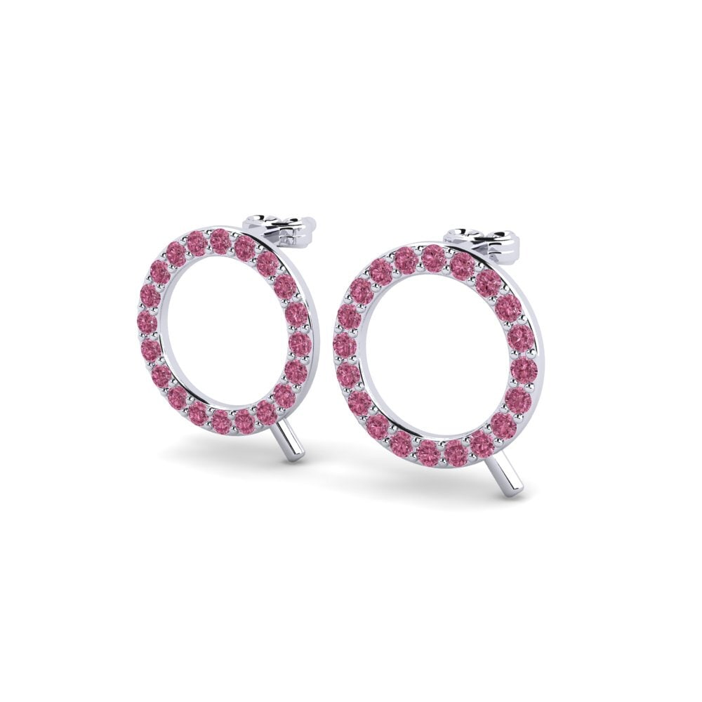 Granate Rhodolite Pendiente de mujer Deviera Q