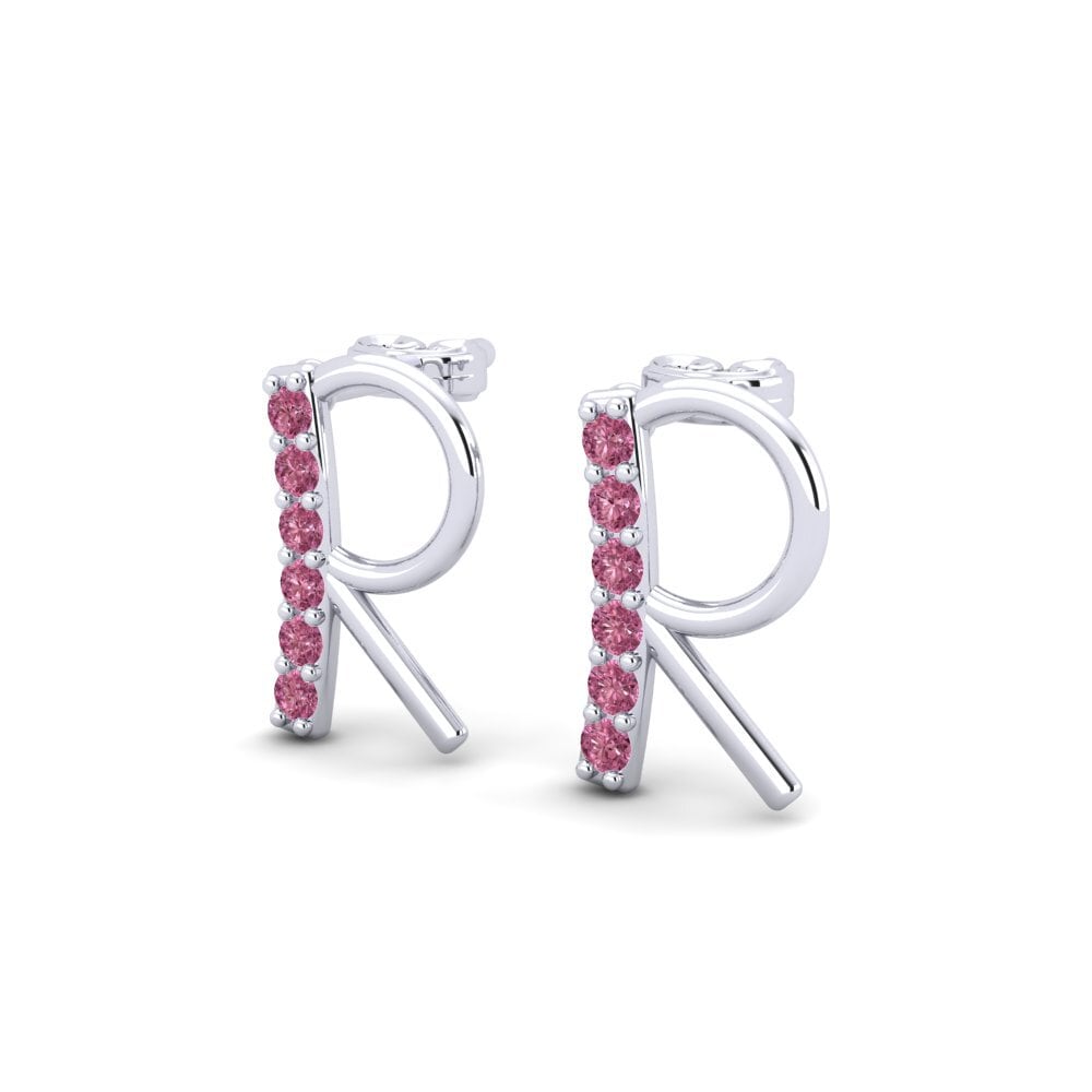Rhodolite Garnet Women's Earring Deviera R