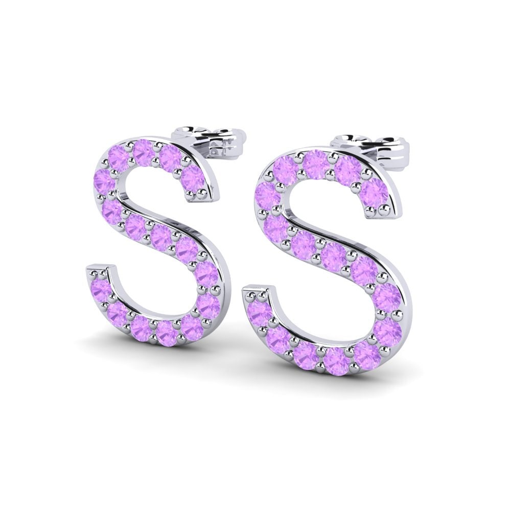 Amethyst Women's Earring Deviera S