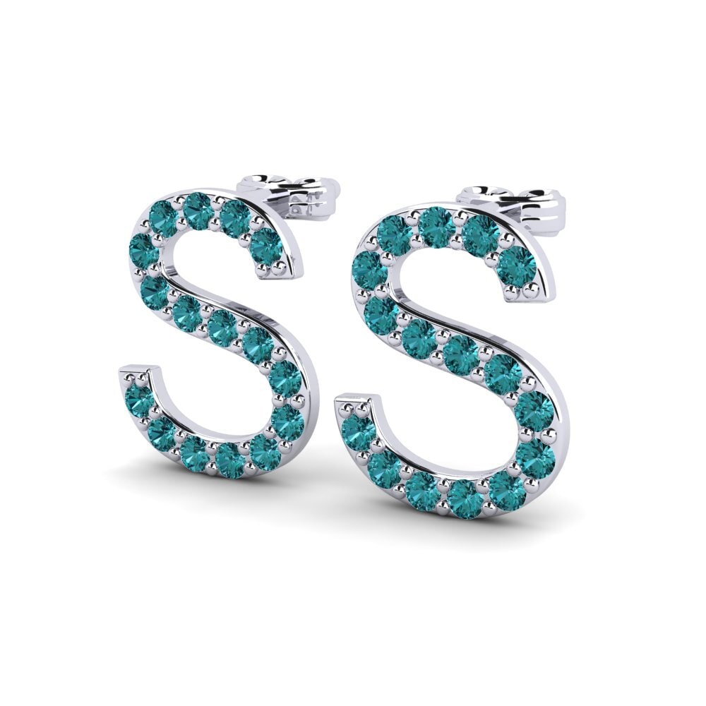 Blue Diamond Women's Earring Deviera S