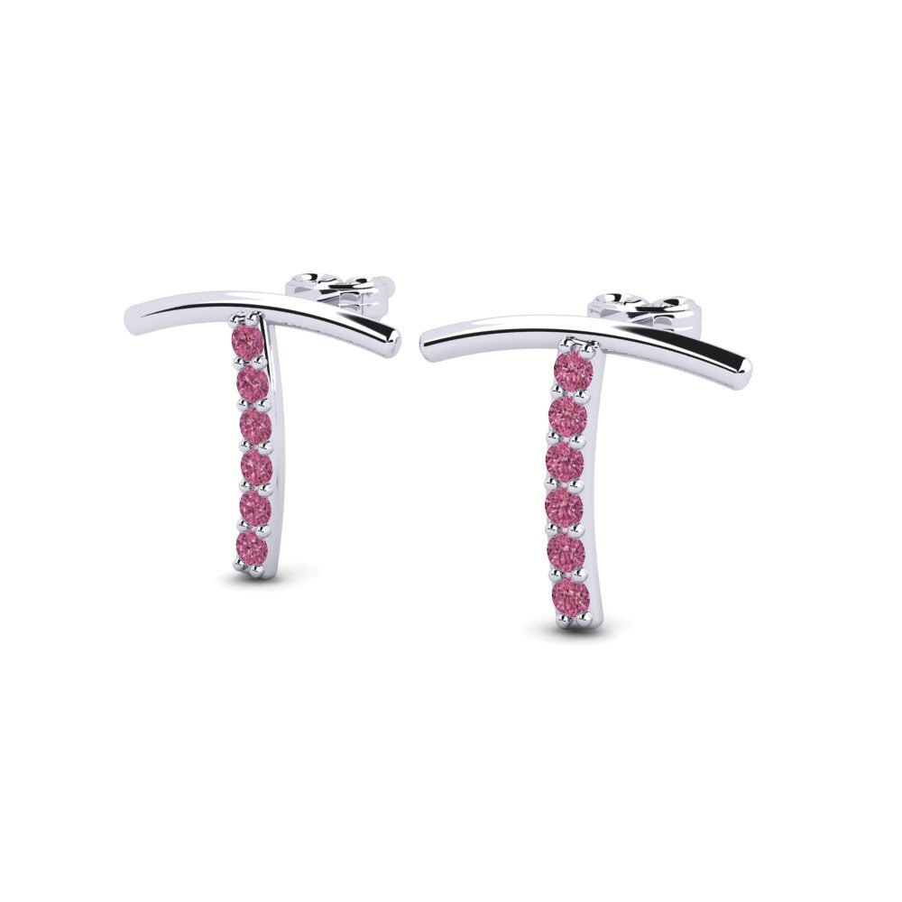 Rhodolite Garnet Women's Earring Deviera T