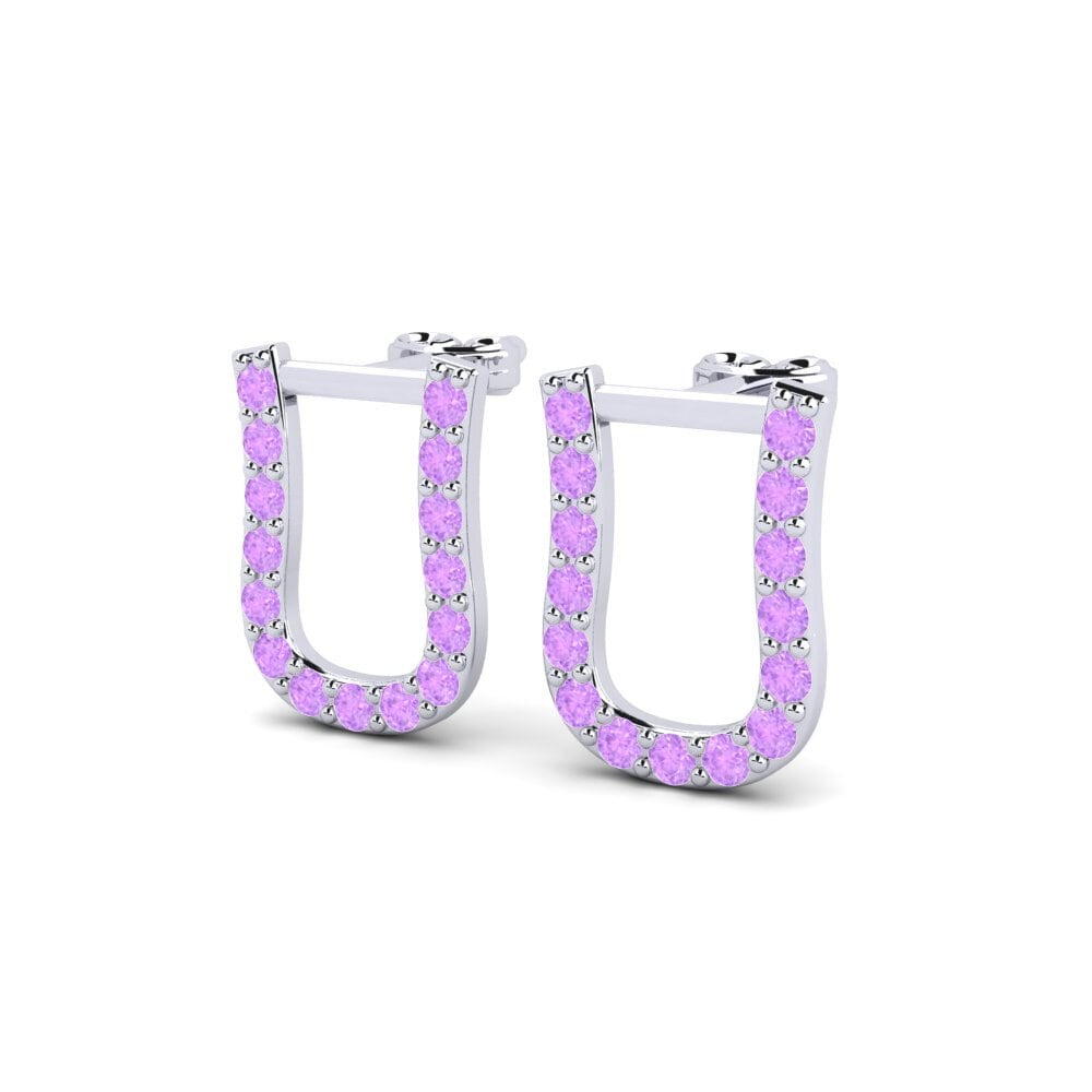 Amethyst Women's Earring Deviera U