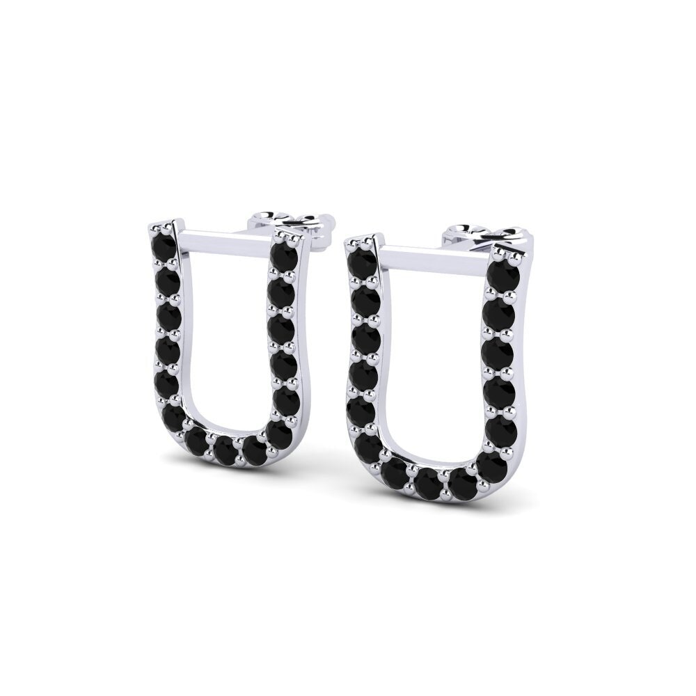 Black Sapphire Women's Earring Deviera U