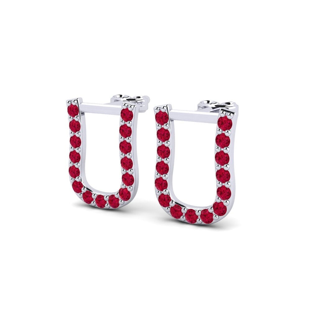 Ruby Women's Earring Deviera U
