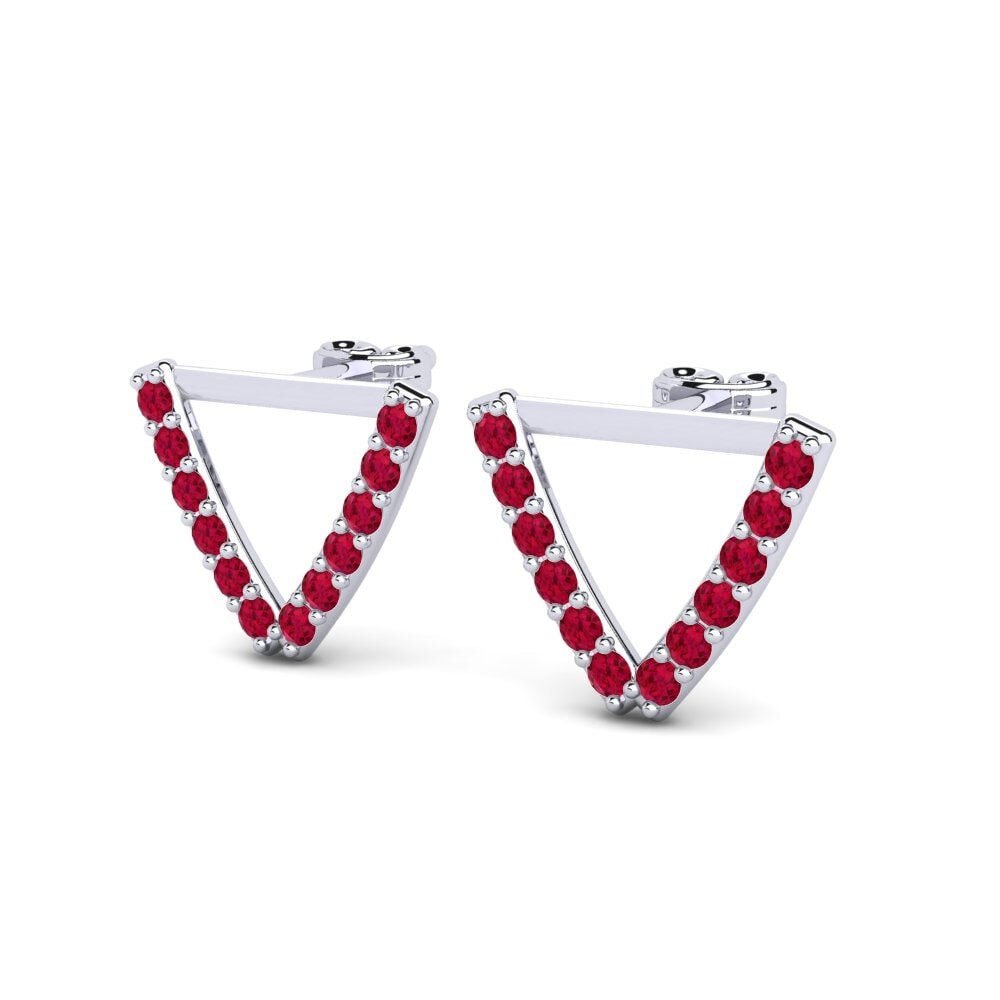 Ruby Women's Earring Deviera V