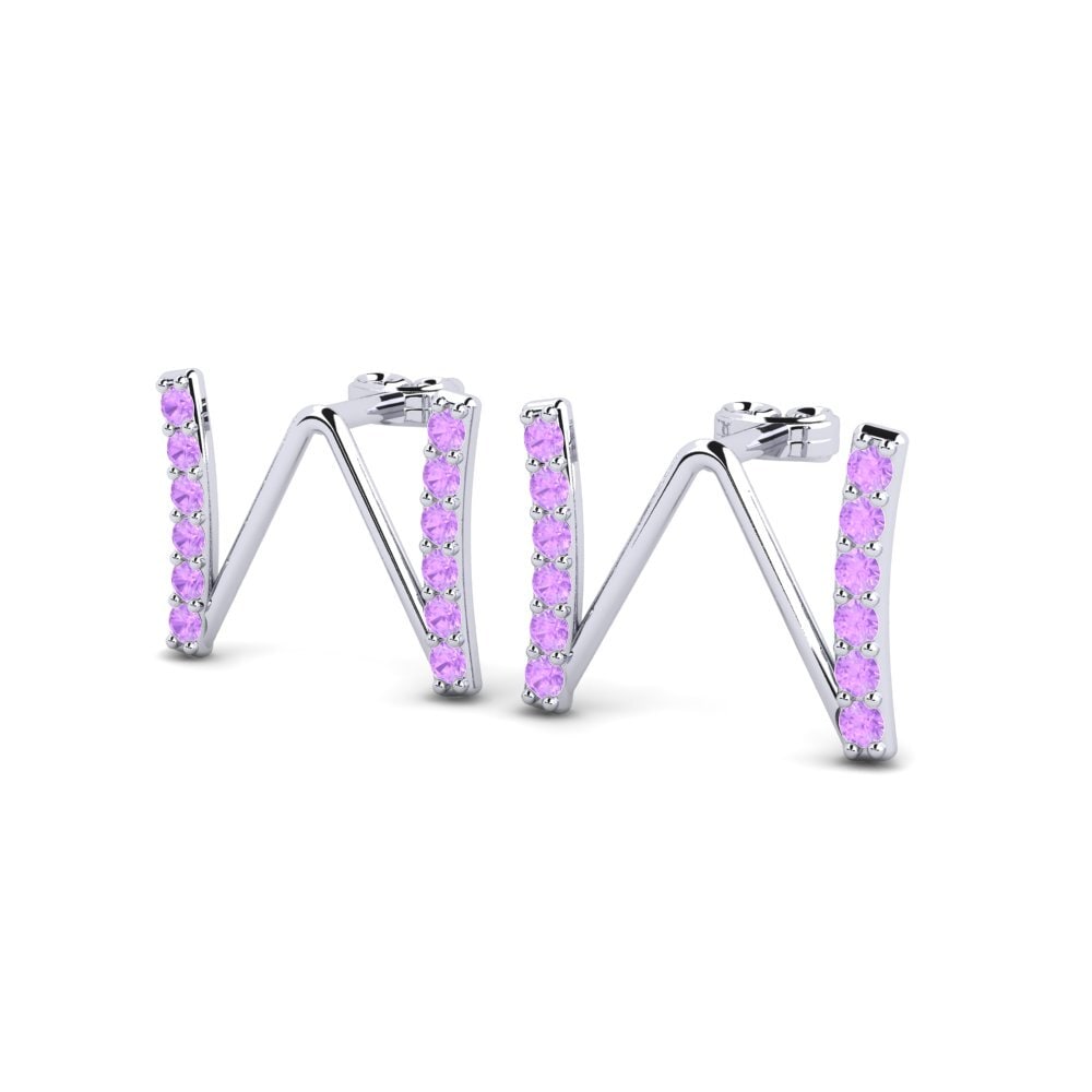 Amethyst Women's Earring Deviera W