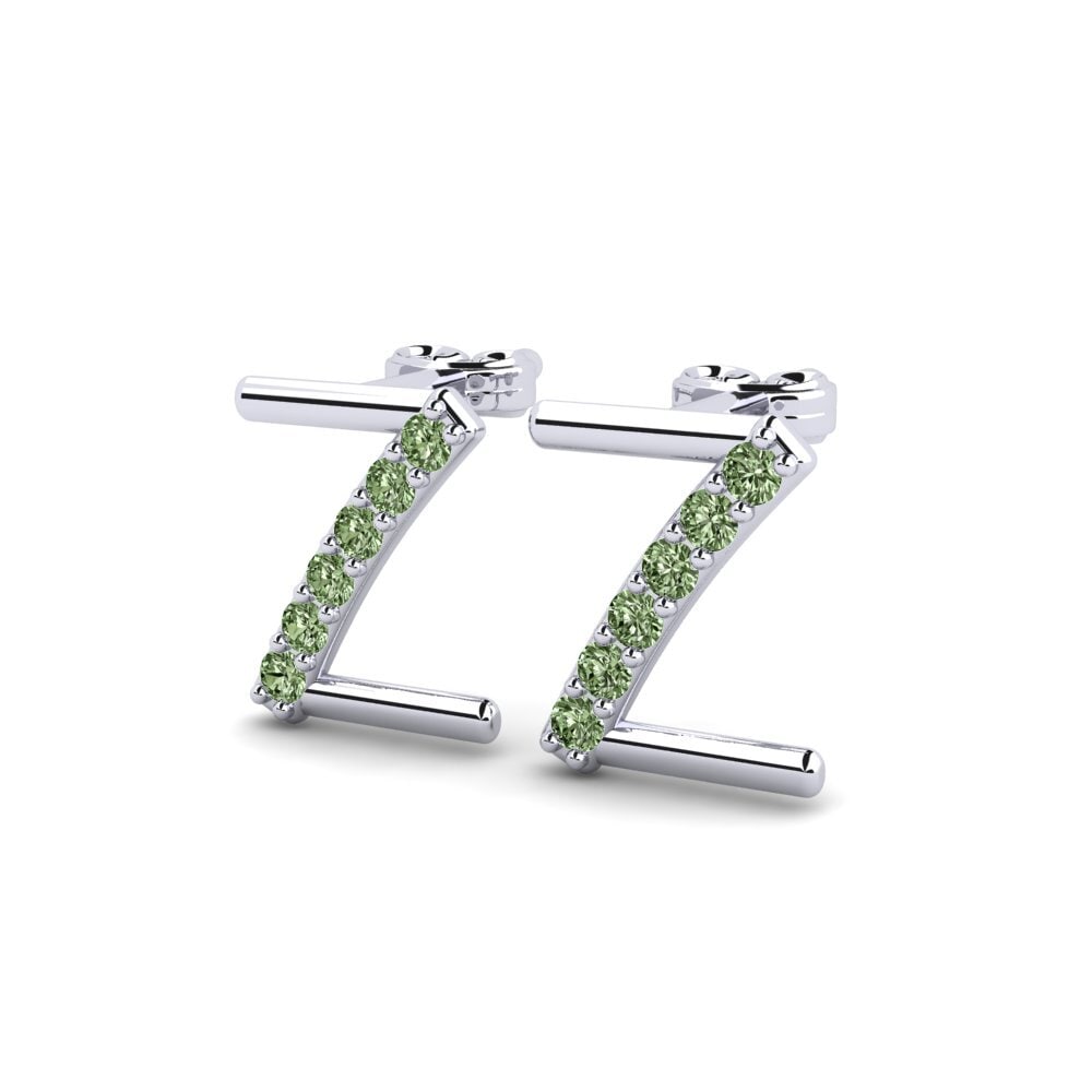 Green Diamond Women's Earring Deviera Z