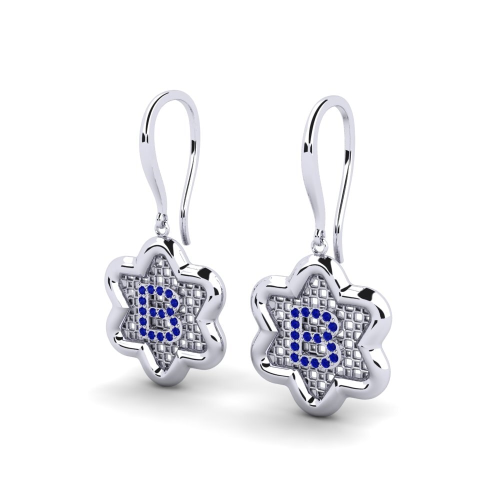 Sapphire Women's Earring Girandole B