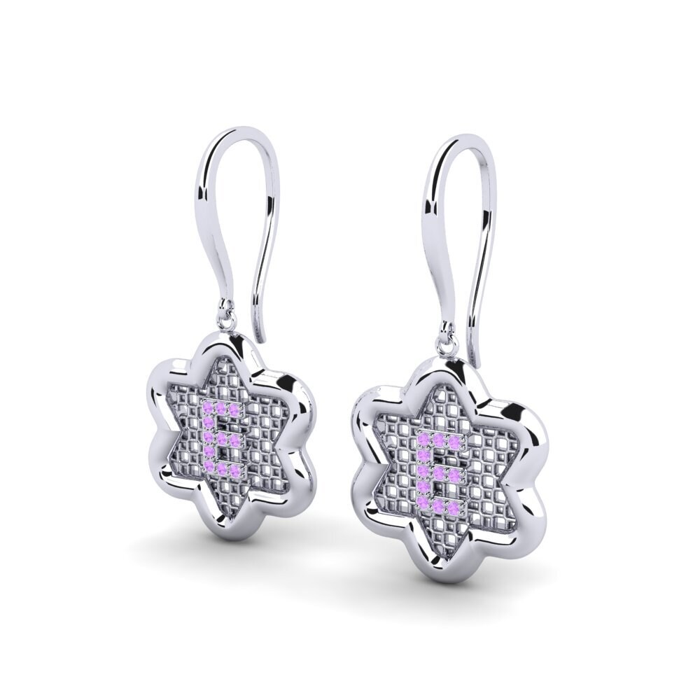 Amethyst Women's Earring Girandole E