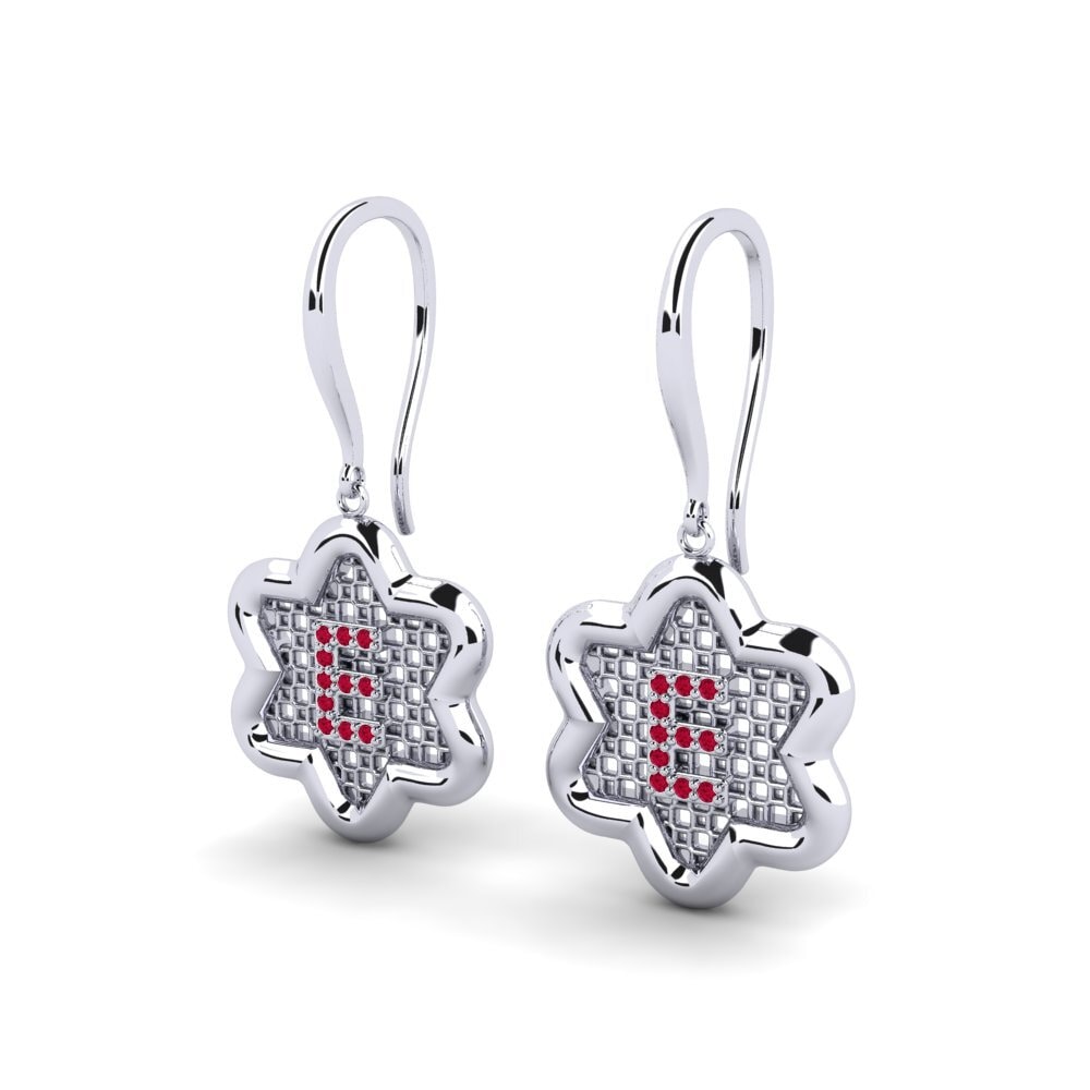 Ruby Women's Earring Girandole E