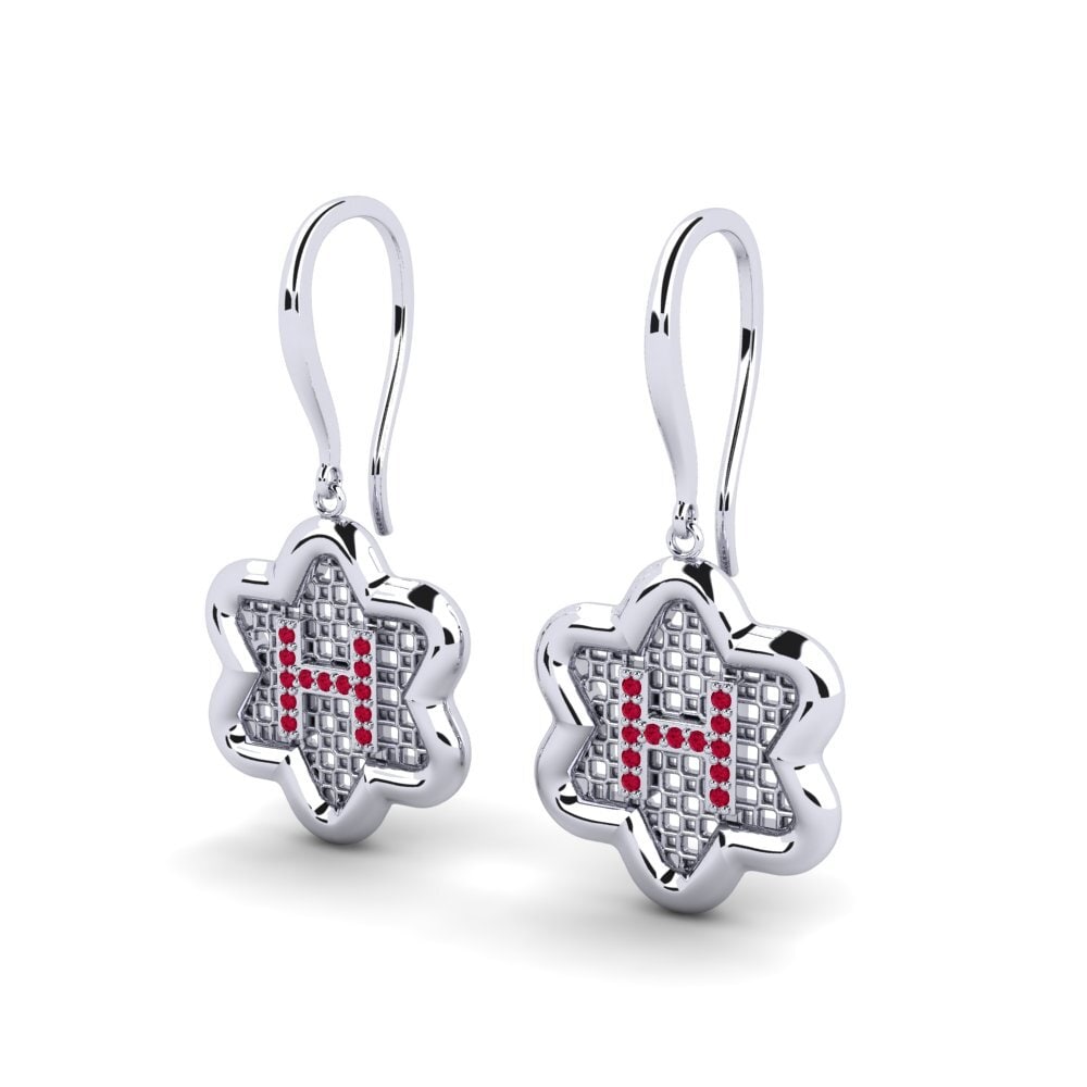 Ruby Women's Earring Girandole H