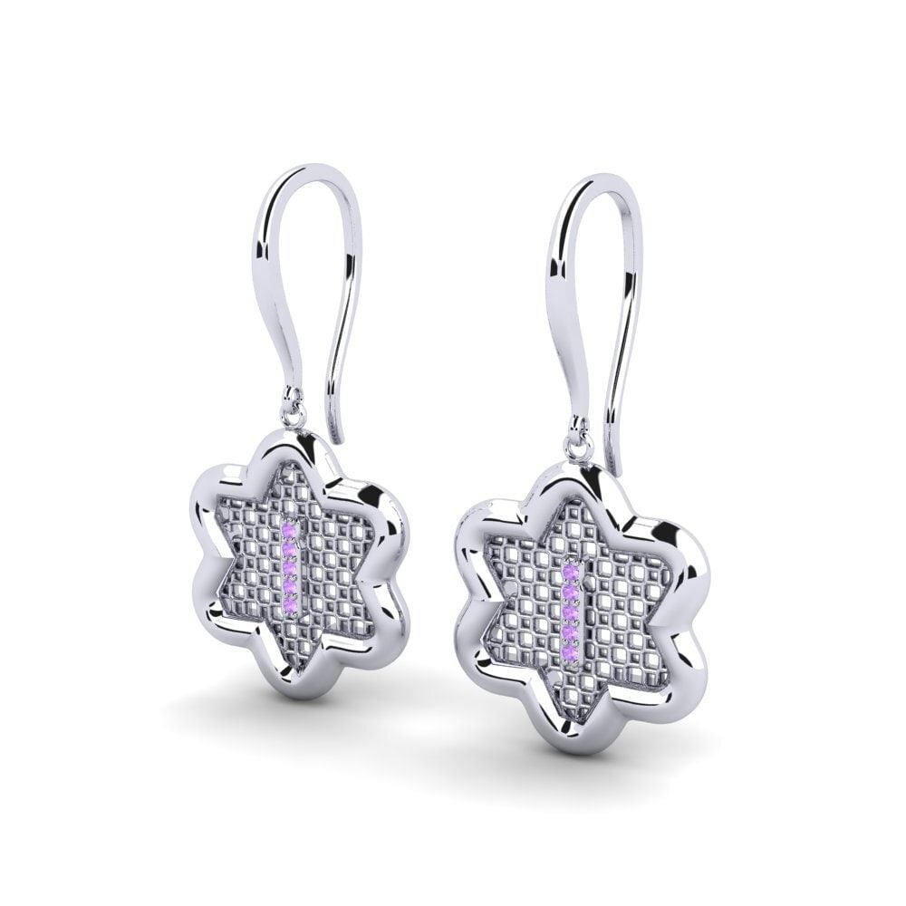 Amethyst Women's Earring Girandole I