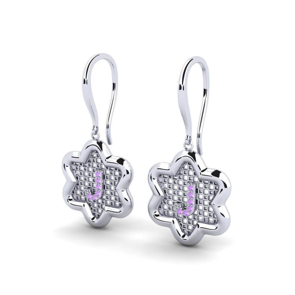 Amethyst Women's Earring Girandole J