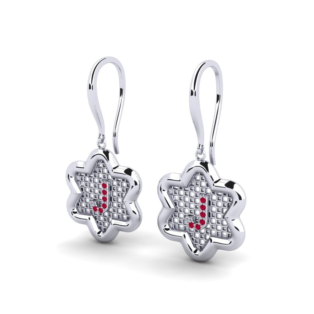 Ruby Women's Earring Girandole J