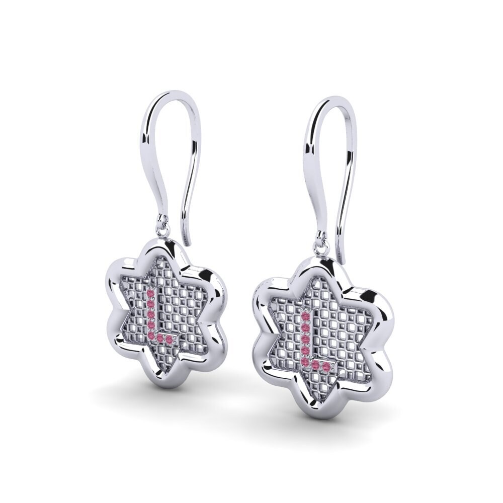 Rhodolite Garnet Women's Earring Girandole L