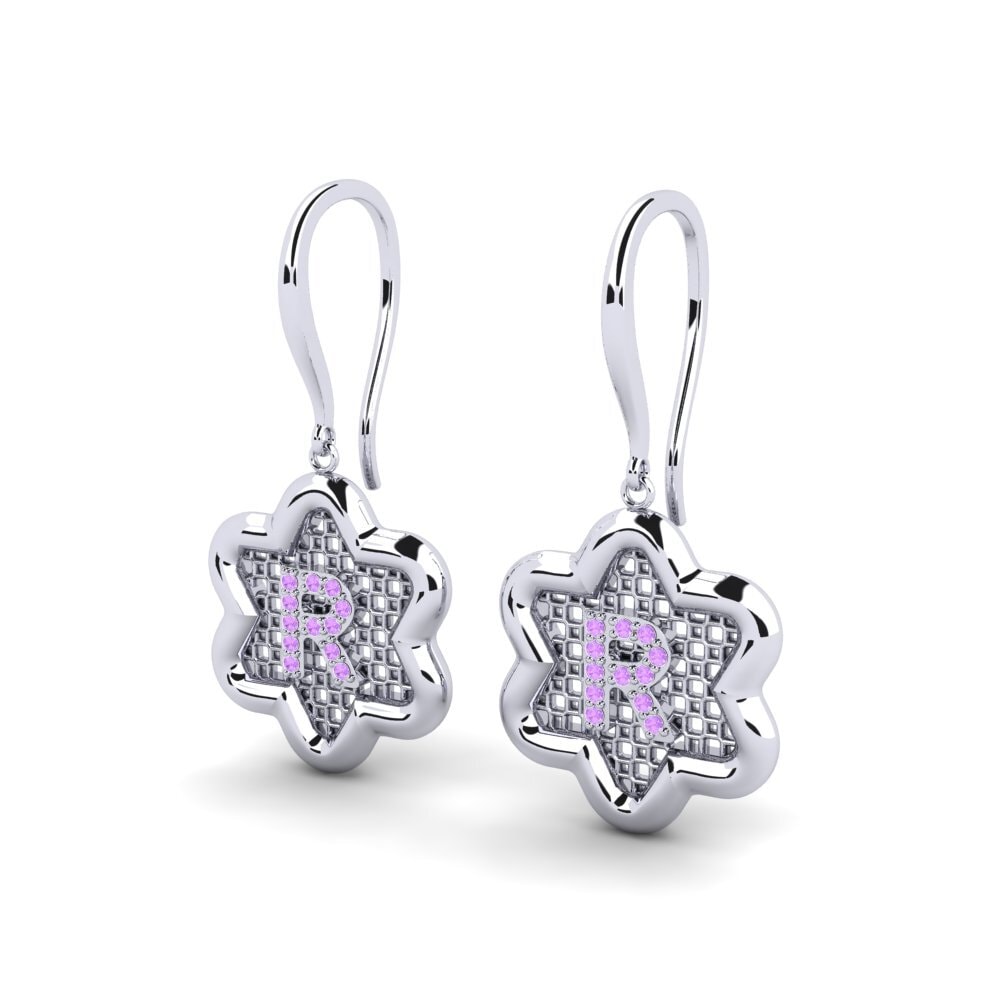 Amethyst Women's Earring Girandole R