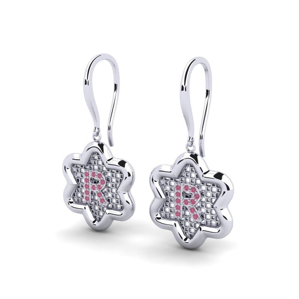 Rhodolite Garnet Women's Earring Girandole R