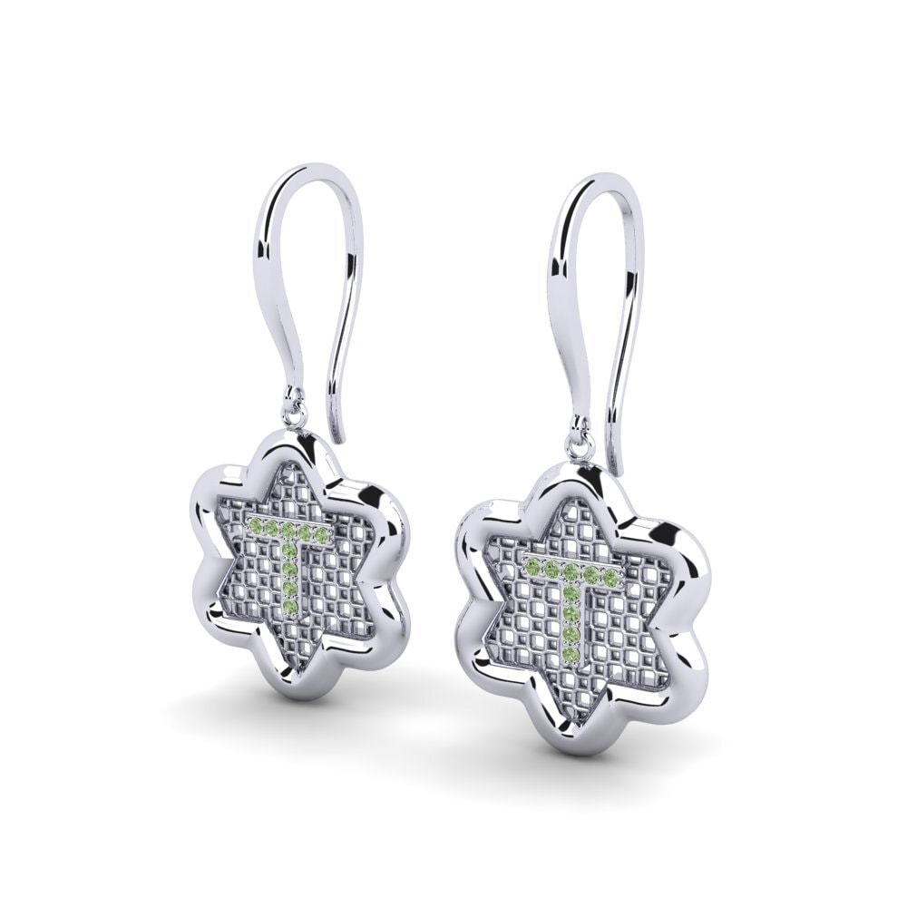 Green Diamond Women's Earring Girandole T