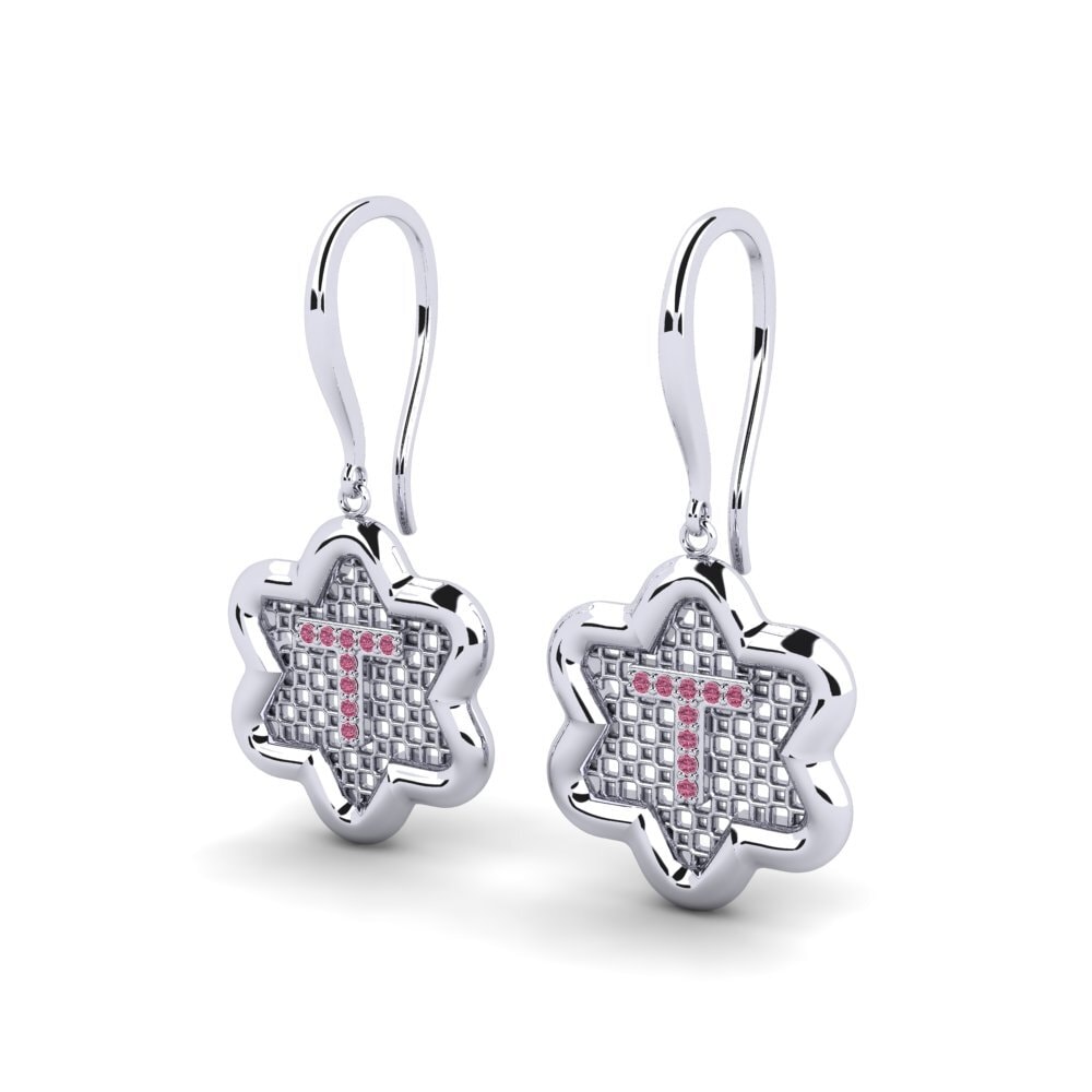 Rhodolite Garnet Women's Earring Girandole T