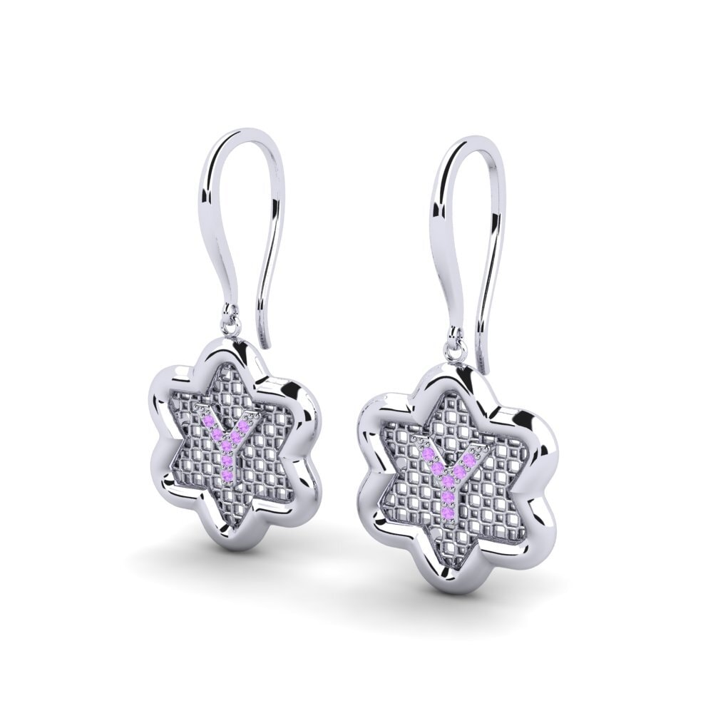 Amethyst Women's Earring Girandole Y