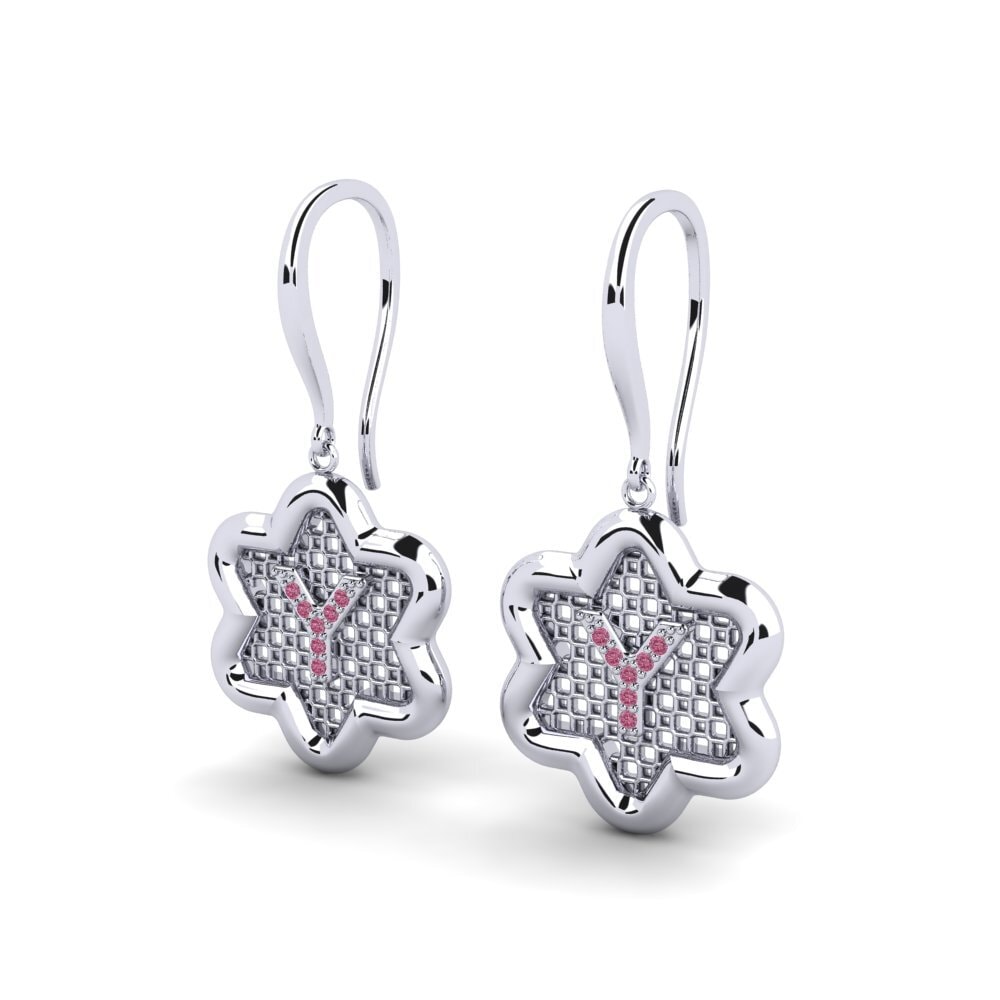 Rhodolite Garnet Women's Earring Girandole Y