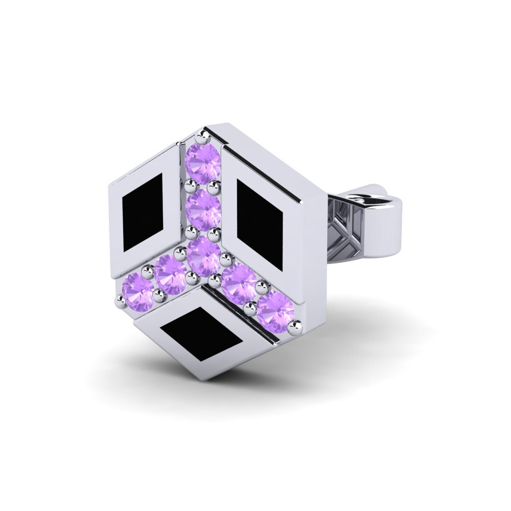 Amethyst Men's Earring Brantley